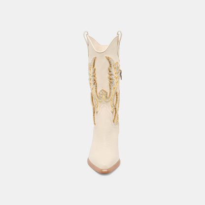 Vila Ivory Leather Boots | Dolce Vita