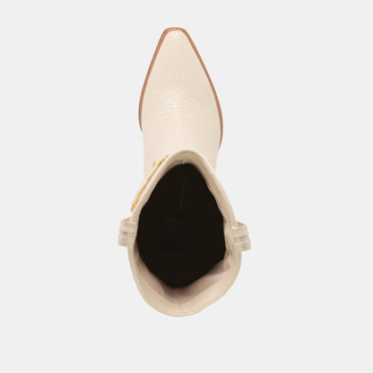 Vila Ivory Leather Boots | Dolce Vita