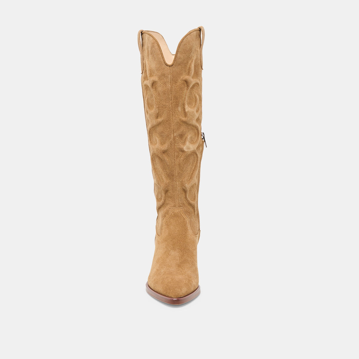 Mirla Lt Brown Suede Boots | Dolce Vita