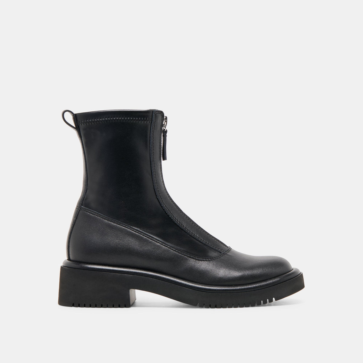 Shante Black Leather Boots | Dolce Vita
