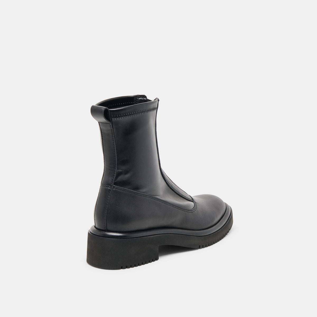 Shante Black Leather Boots | Dolce Vita