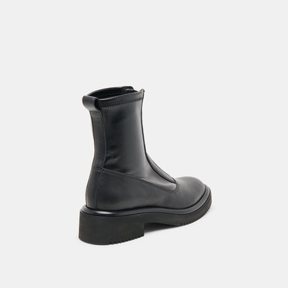 Shante Black Leather Boots | Dolce Vita