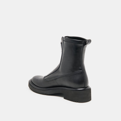 Shante Black Leather Boots | Dolce Vita