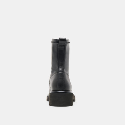 Shante Black Leather Boots | Dolce Vita