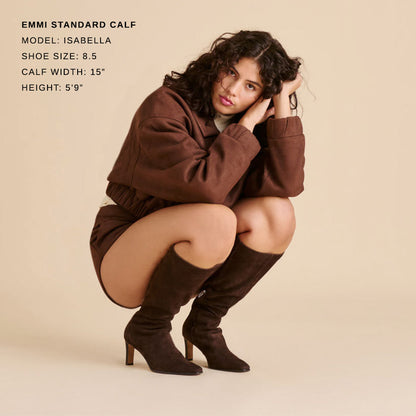Emmi Dk Brown Suede Boots | Dolce Vita