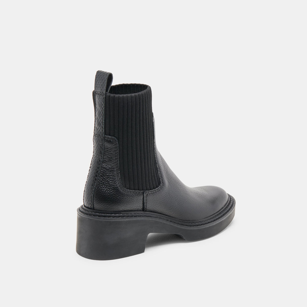 Hilora H2O Waterproof Black Leather Boots | Dolce Vita