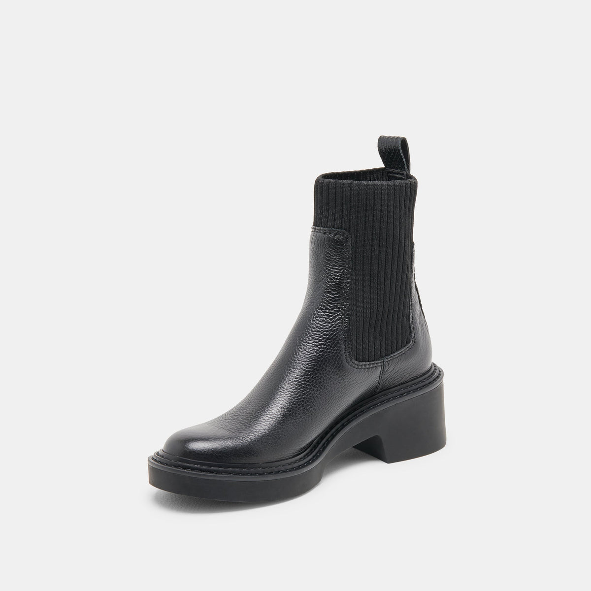 Hilora H2O Waterproof Black Leather Boots | Dolce Vita