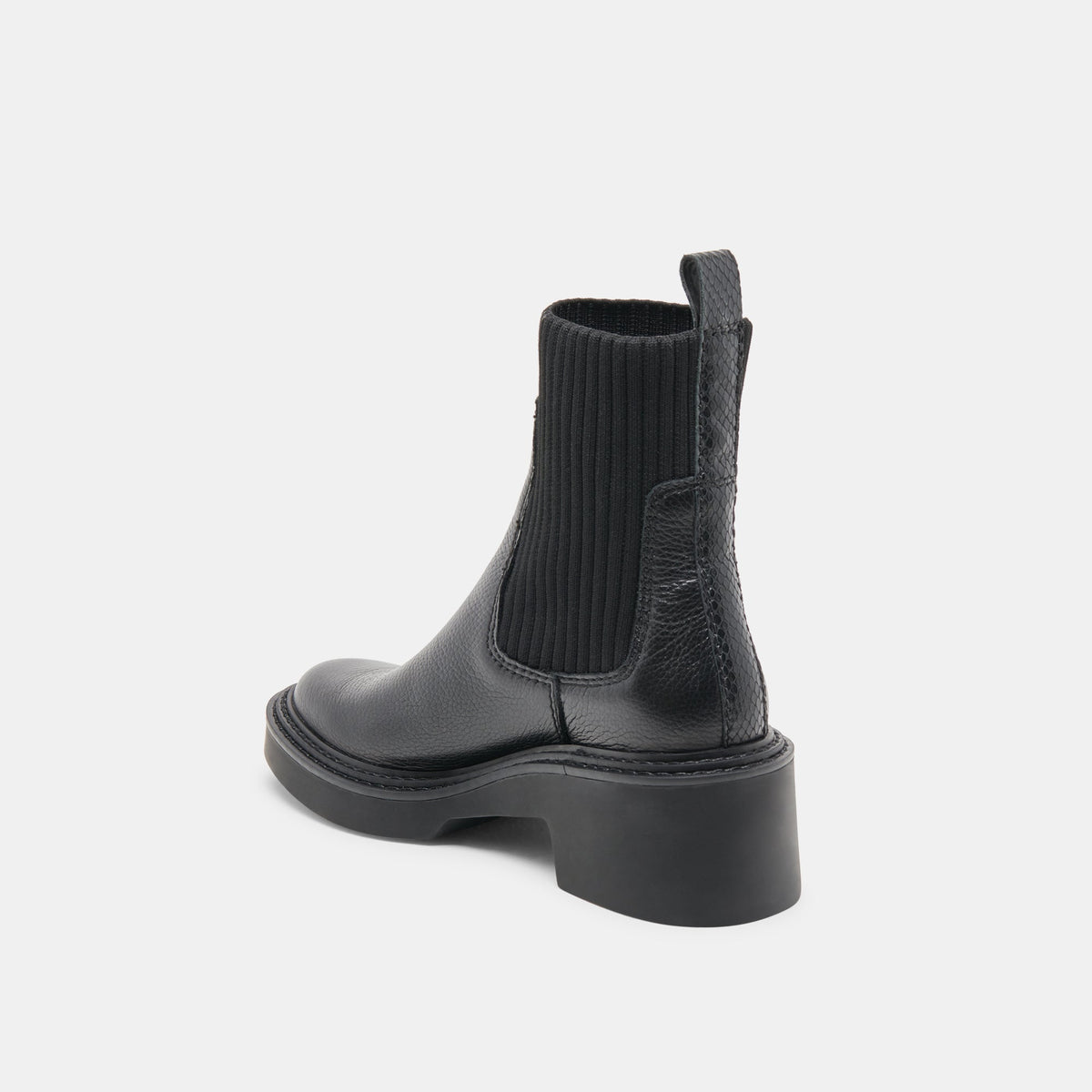 Hilora H2O Waterproof Black Leather Boots | Dolce Vita