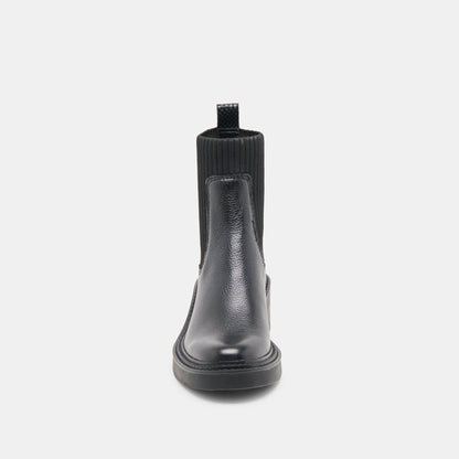 Hilora H2O Waterproof Black Leather Boots | Dolce Vita
