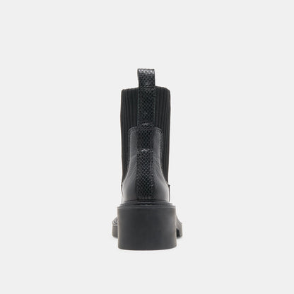 Hilora H2O Waterproof Black Leather Boots | Dolce Vita