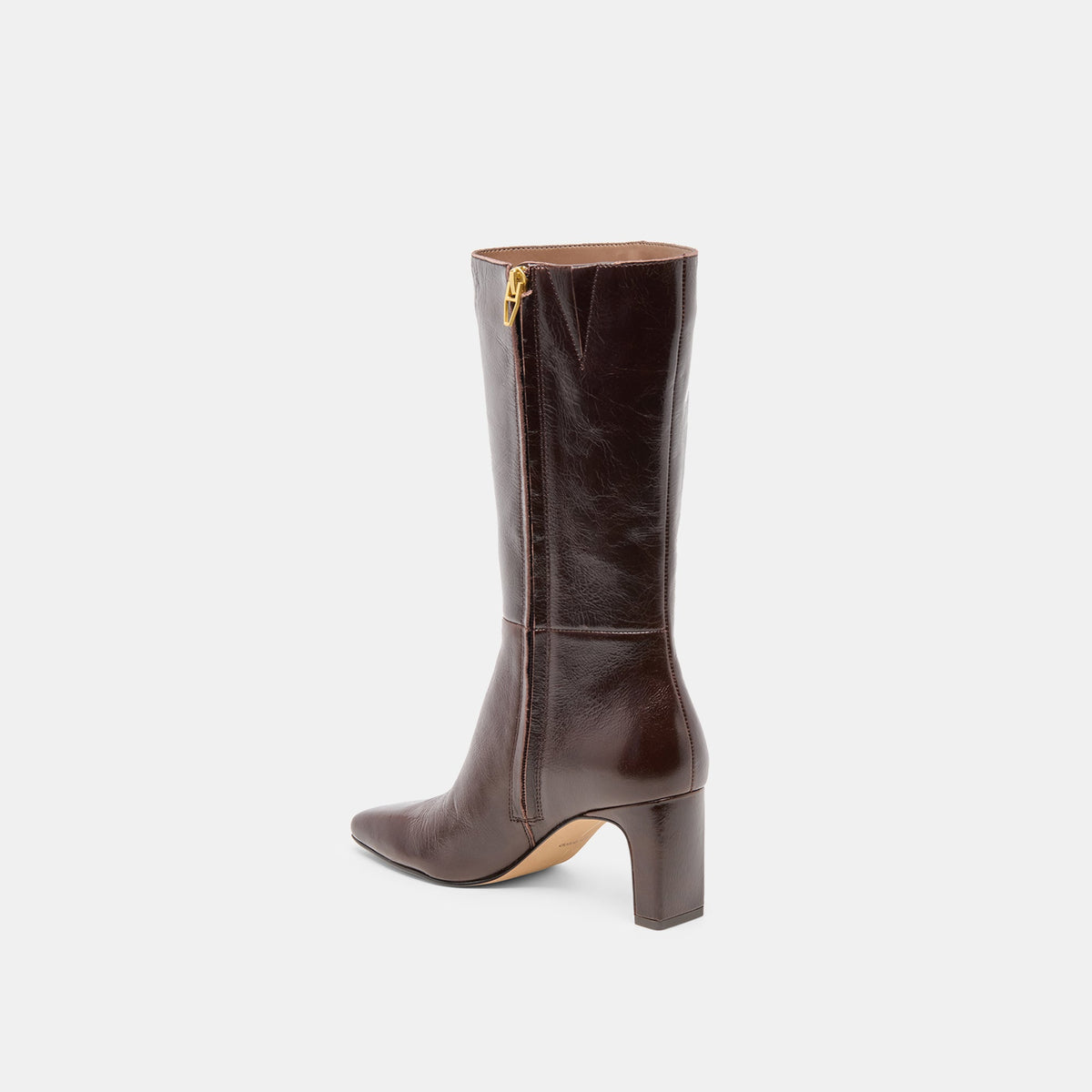 Riggs Chocolate Leather Boots | Dolce Vita