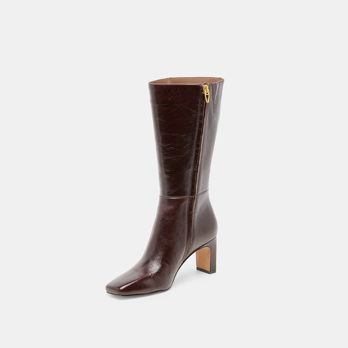 Riggs Chocolate Leather Boots | Dolce Vita