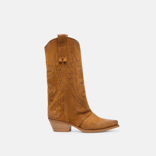 Sammy Chestnut Suede Boots | Dolce Vita