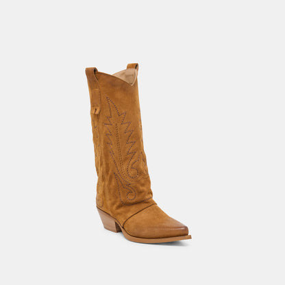 Sammy Chestnut Suede Boots | Dolce Vita