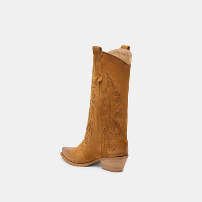 Sammy Chestnut Suede Boots | Dolce Vita