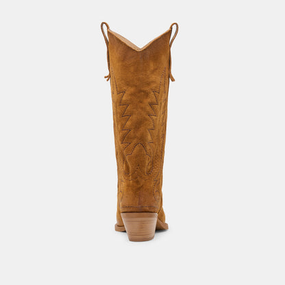 Sammy Chestnut Suede Boots | Dolce Vita