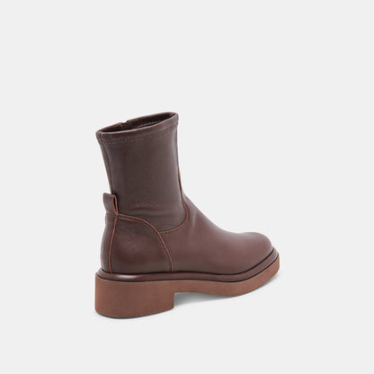 Simaya H2O Waterproof Mahogany Leather Boots | Dolce Vita