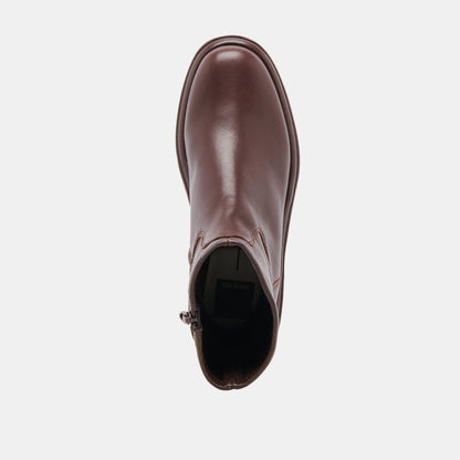 Simaya H2O Waterproof Mahogany Leather Boots | Dolce Vita