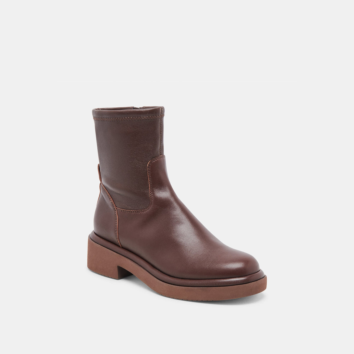 Simaya H2O Waterproof Mahogany Leather Boots | Dolce Vita