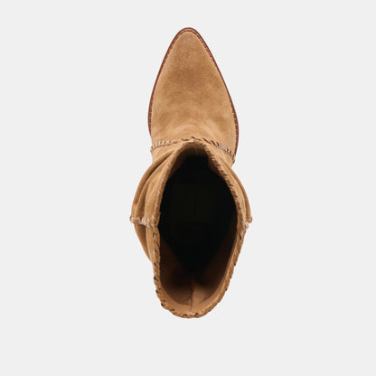 Julith Lt Brown Suede Boots | Dolce Vita