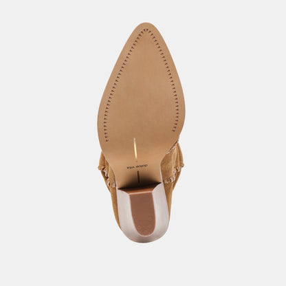 Julith Lt Brown Suede Boots | Dolce Vita