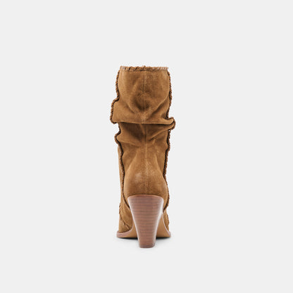 Julith Lt Brown Suede Boots | Dolce Vita