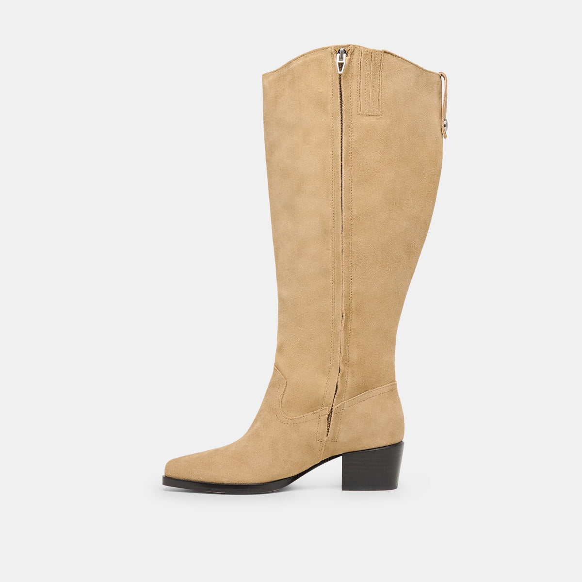 Virona H2O Waterproof Dk Taupe Suede Extra Wide Calf Boots | Dolce Vita