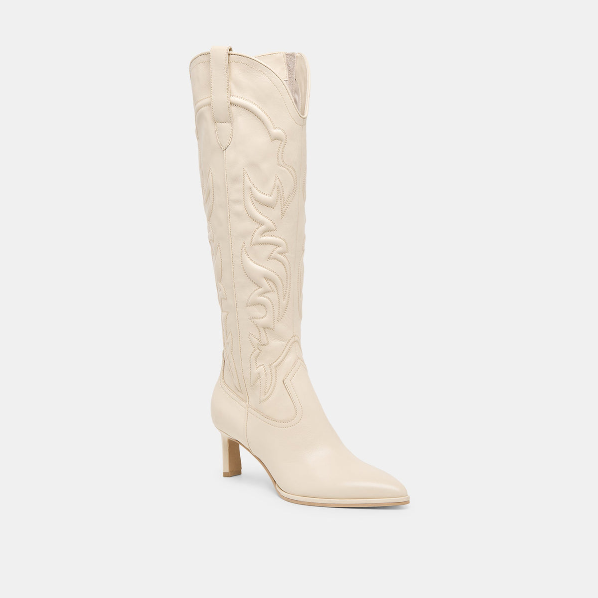 Alisa Creme Leather Boots | Dolce Vita