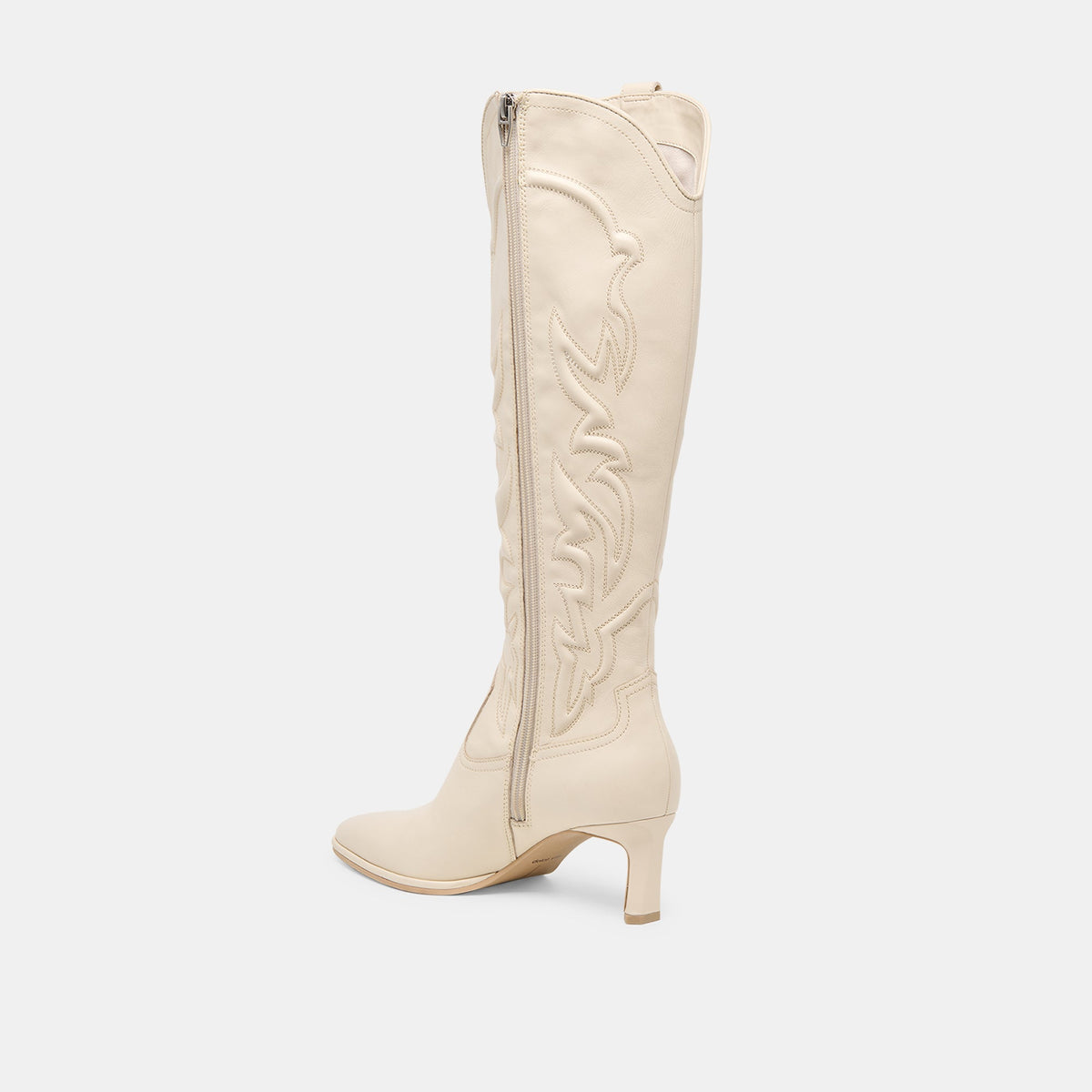 Alisa Creme Leather Boots | Dolce Vita