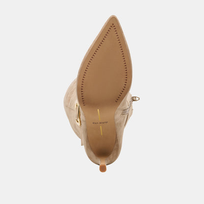 Kinzy Camel Suede Boots | Dolce Vita