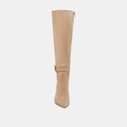 Kinzy Camel Suede Boots | Dolce Vita