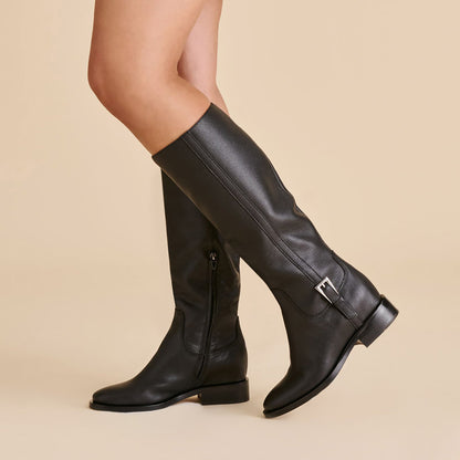 Kilian H2O Waterproof Black Leather Boots | Dolce Vita