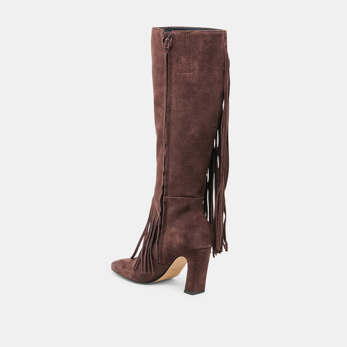 Giano Mahogany Suede Boots | Dolce Vita