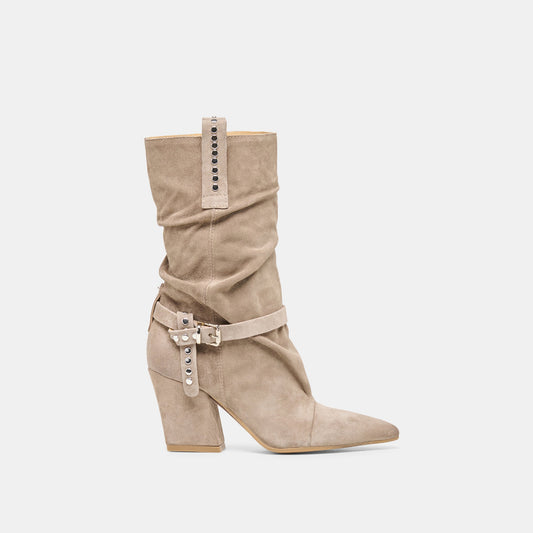 Morla Taupe Suede Boots | Dolce Vita