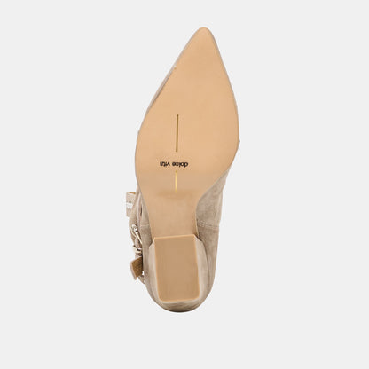 Morla Taupe Suede Boots | Dolce Vita
