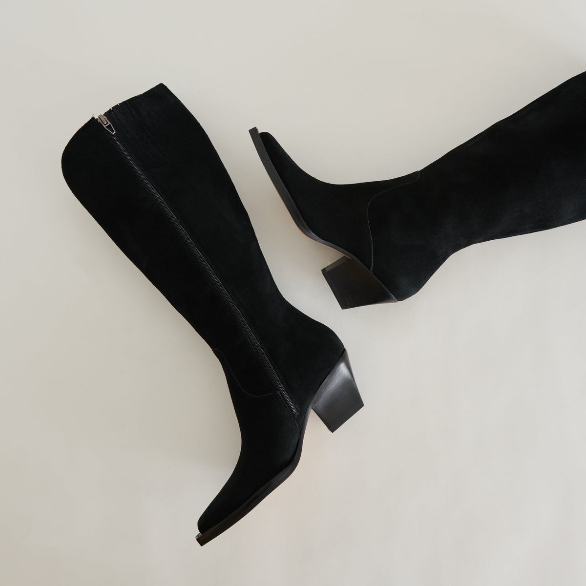 Raj Extra Wide Calf Onyx Suede Boots | Suede Wide Calf Boots
 – Dolce Vita | Dolce Vita