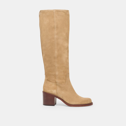 Lucyle Dk Taupe Suede Boots | Dolce Vita