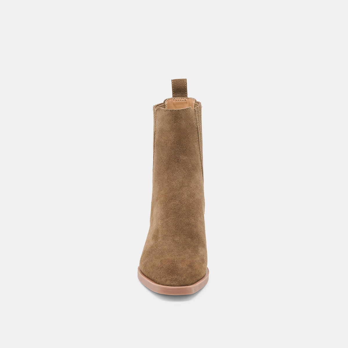 Faint H2O Waterproof Olive Suede Booties | Dolce Vita