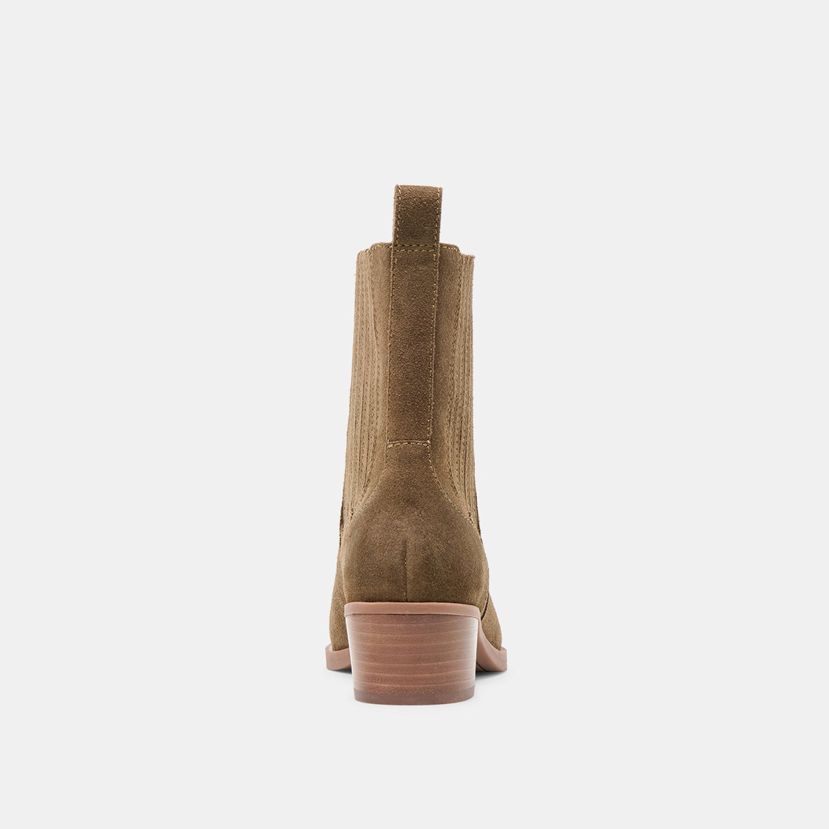 Faint H2O Waterproof Olive Suede Booties | Dolce Vita
