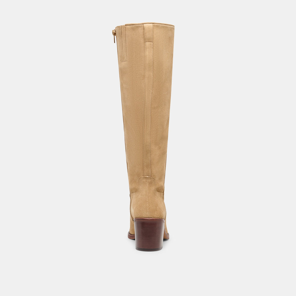 Lucyle Wide Calf Dk Taupe Suede Boots | Dolce Vita