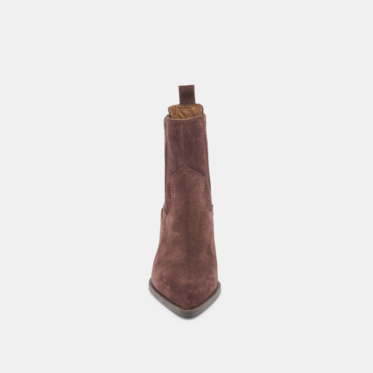 Slim Mahogany Suede Booties | Dolce Vita