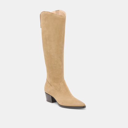 Virona H2O Waterproof Dk Taupe Suede Boots | Dolce Vita