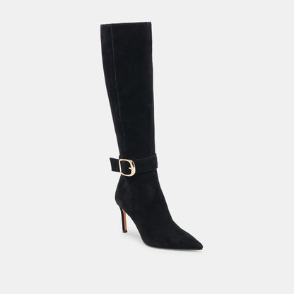 KINZY BOOTS ONYX SUEDE
 – Dolce Vita | Dolce Vita