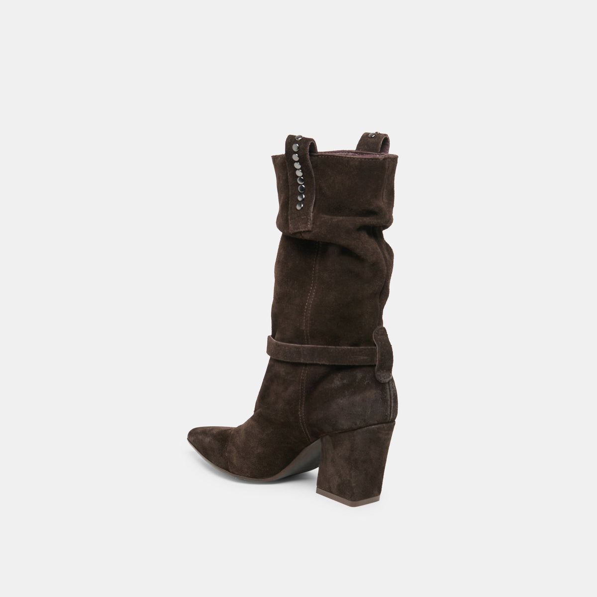 Morla Dk Brown Suede Boots | Dolce Vita