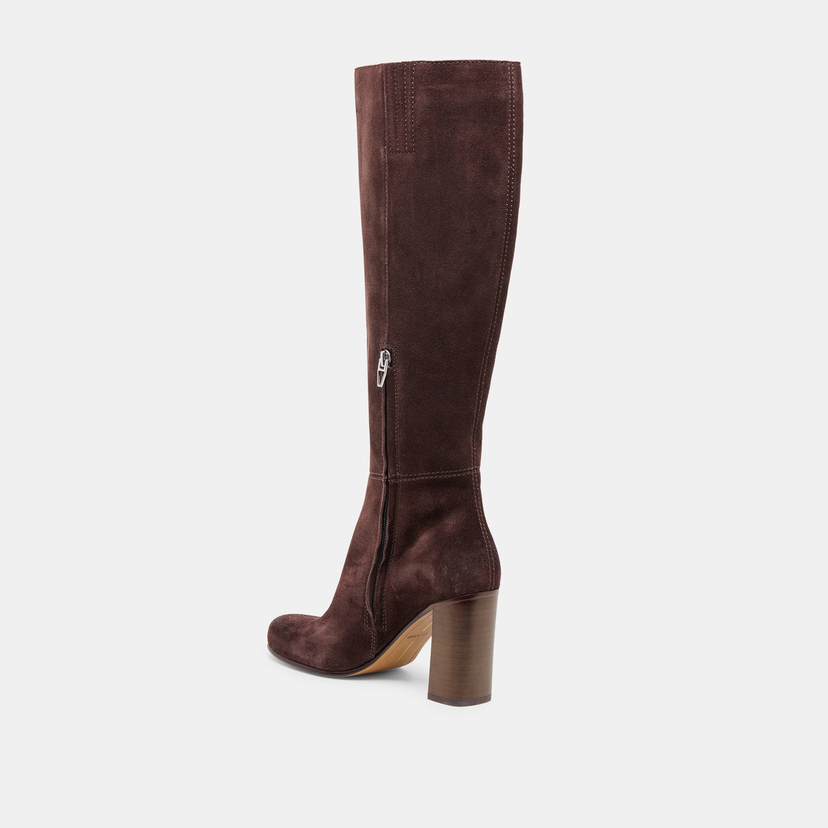 Hudsin Mahogany Suede Boots | Dolce Vita
