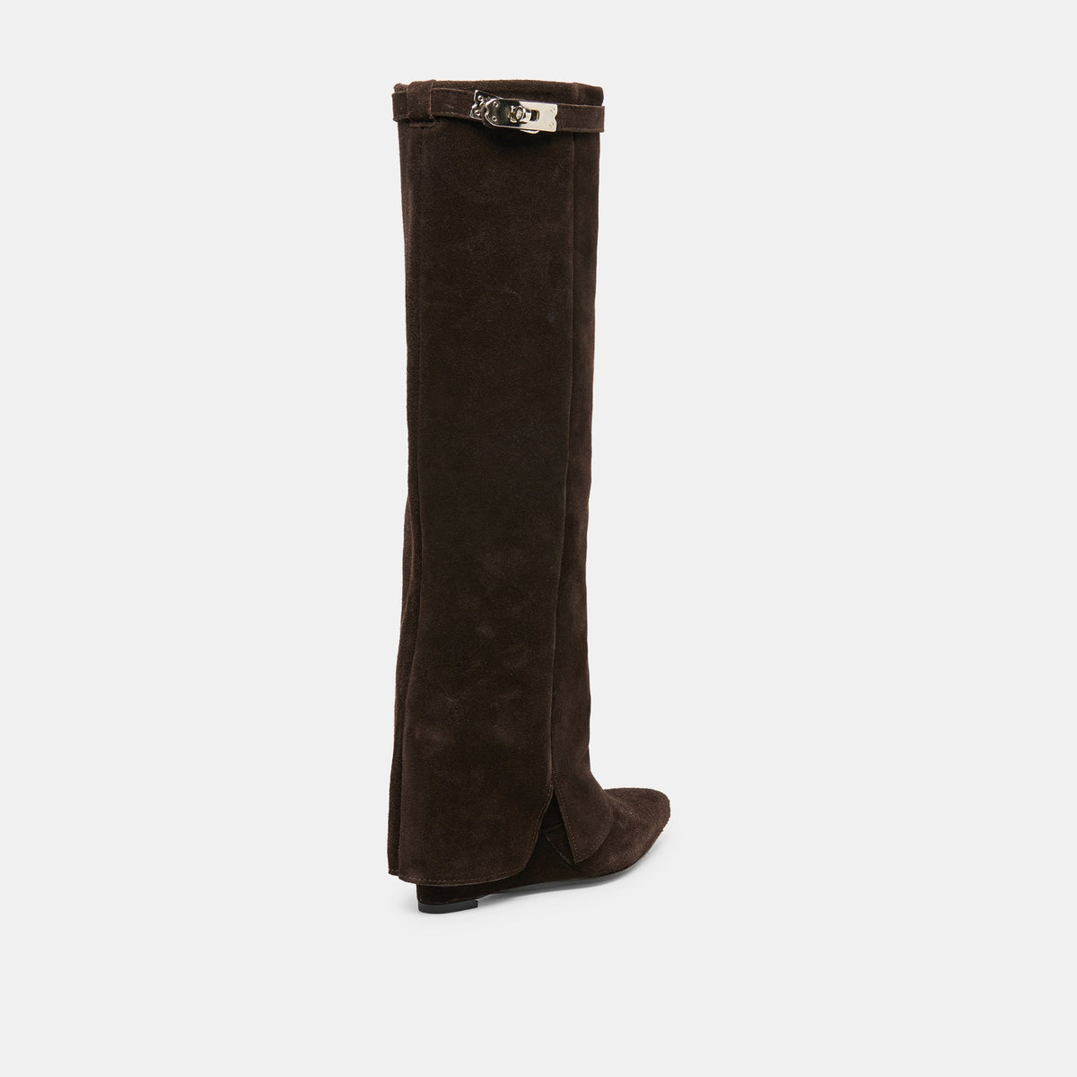 Aggy Dk Brown Suede Boots | Dolce Vita