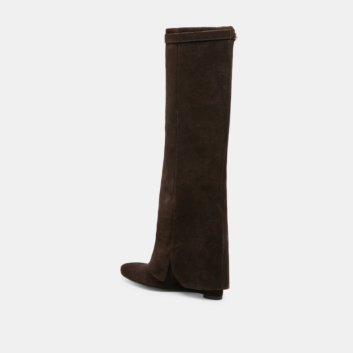 Aggy Dk Brown Suede Boots | Dolce Vita