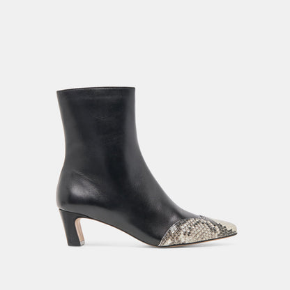 Anika Black Multi Leather Boots | Dolce Vita