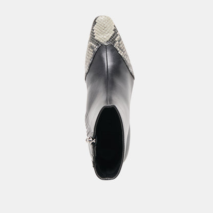 Anika Black Multi Leather Boots | Dolce Vita