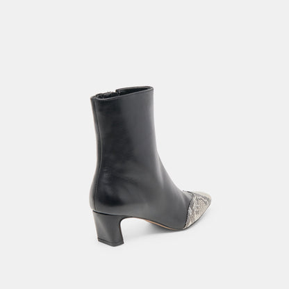 Anika Black Multi Leather Boots | Dolce Vita